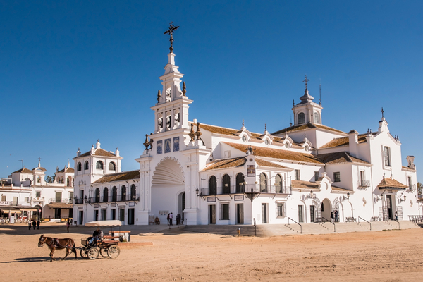 View,Of,El,Rocío,,In,The,Province,Of,Huelva,,Andalusia,
