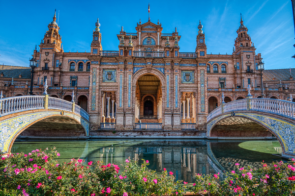 A,Shot,Of,Part,Of,The,Beautiful,Plaza,De,Espana