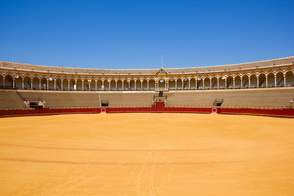 Bullfight,Arena,,Plaza,De,Toros,,Sevilla,,Spain